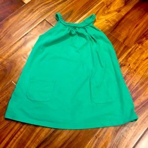 Kelly Green Mini Boden Dress size 5-6.